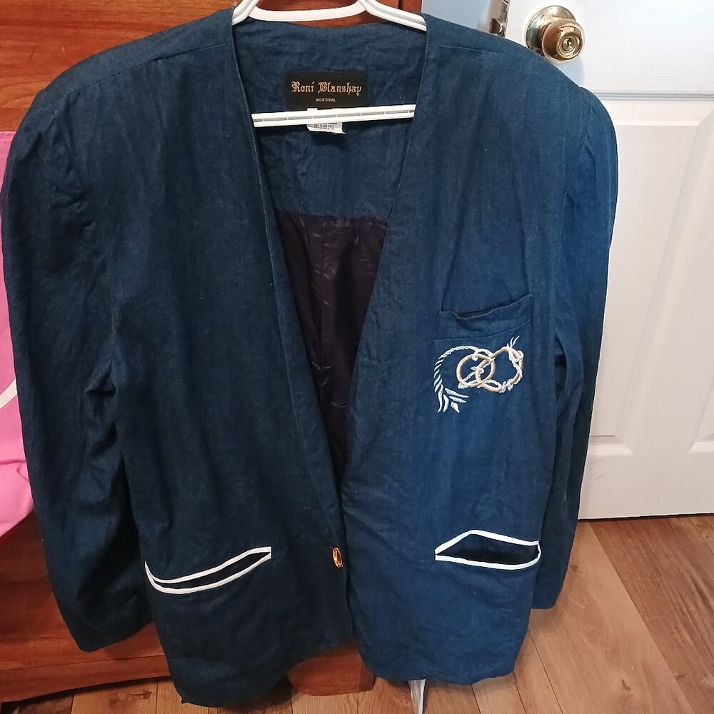 Roni Blanshay 16 Denin Blazer